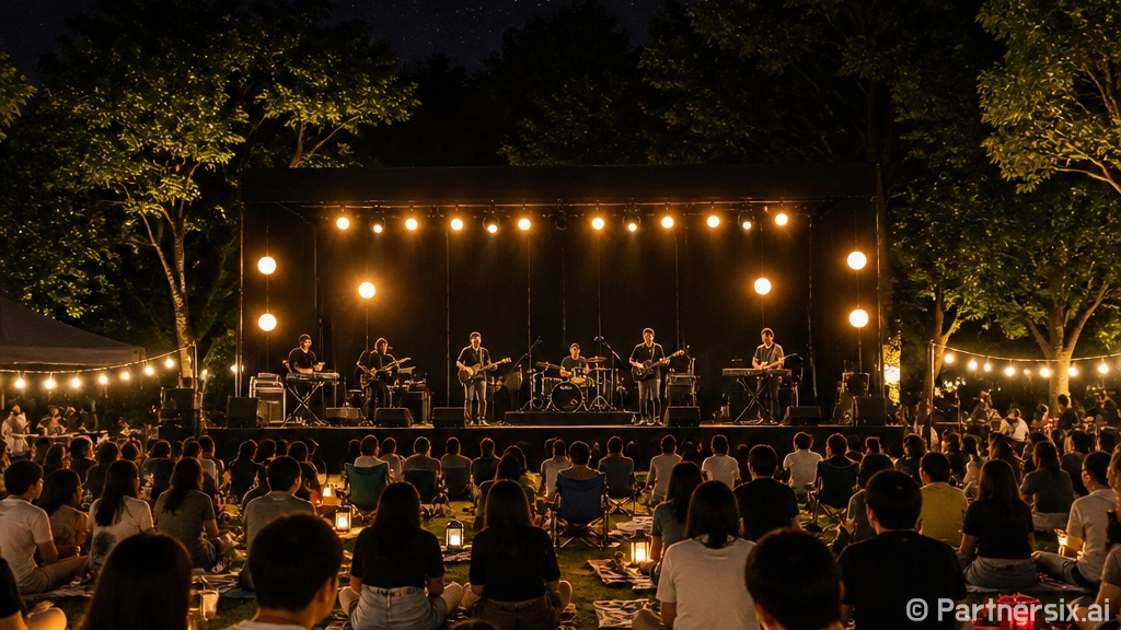 노형동 한여름밤 음악회, 행복 가득한 무대