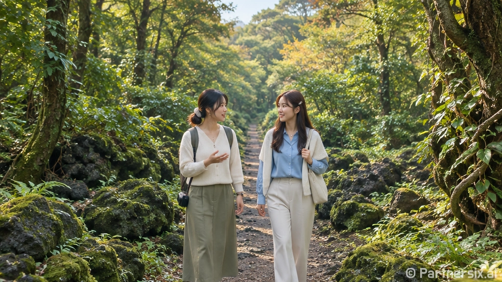 제주 교래자연휴양림 큰지그리오름 숲길 산책