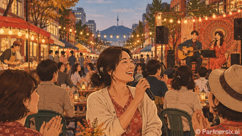 이중섭거리 가을밤,…