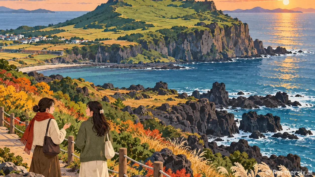 성산일출봉 무료로 걷기