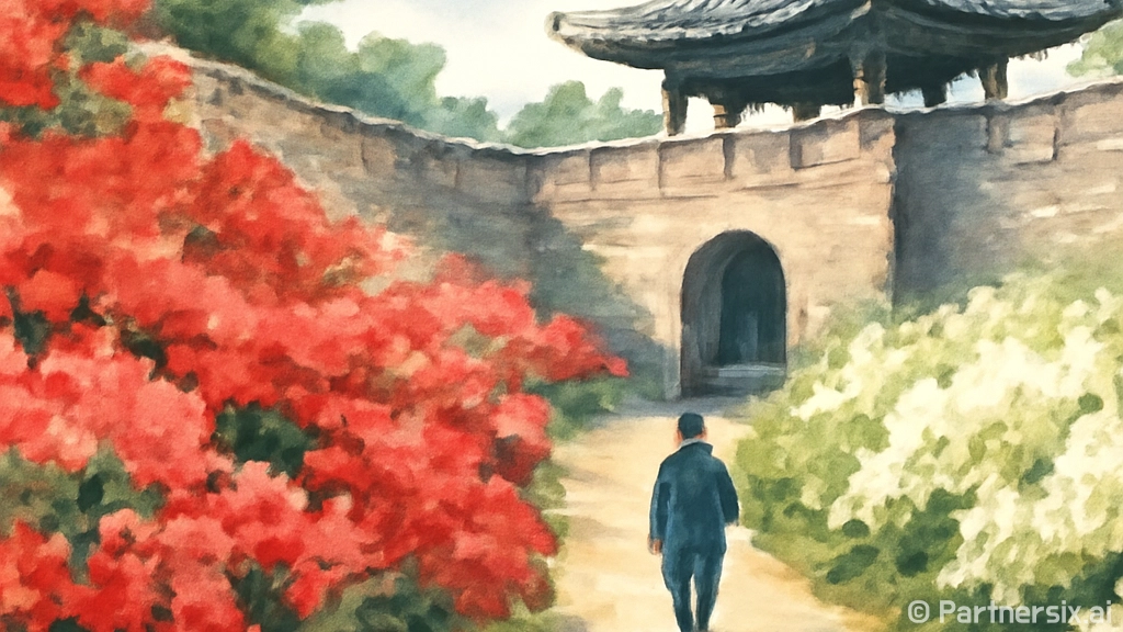 고창읍성 철쭉길 봄…