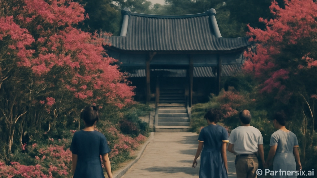 군산 옥구향교 배롱나무 꽃길 산책