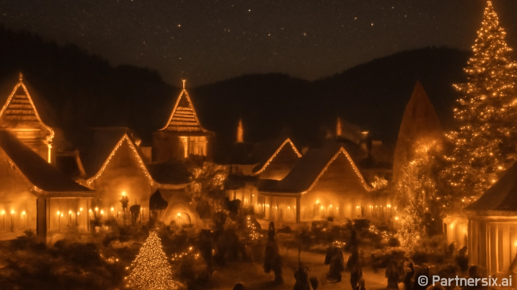 임실치즈테마파크, 동화 같은 12월 밤 풍경