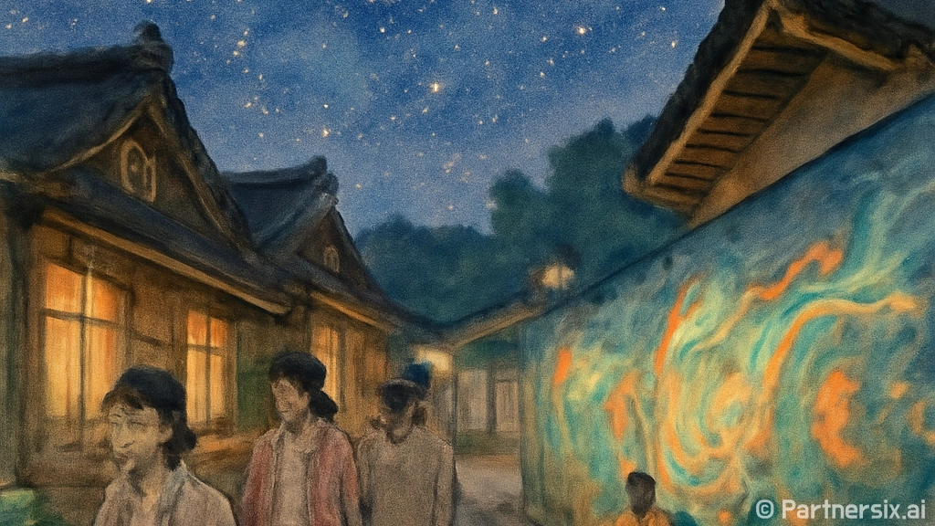 군산 말랭이마을 야…