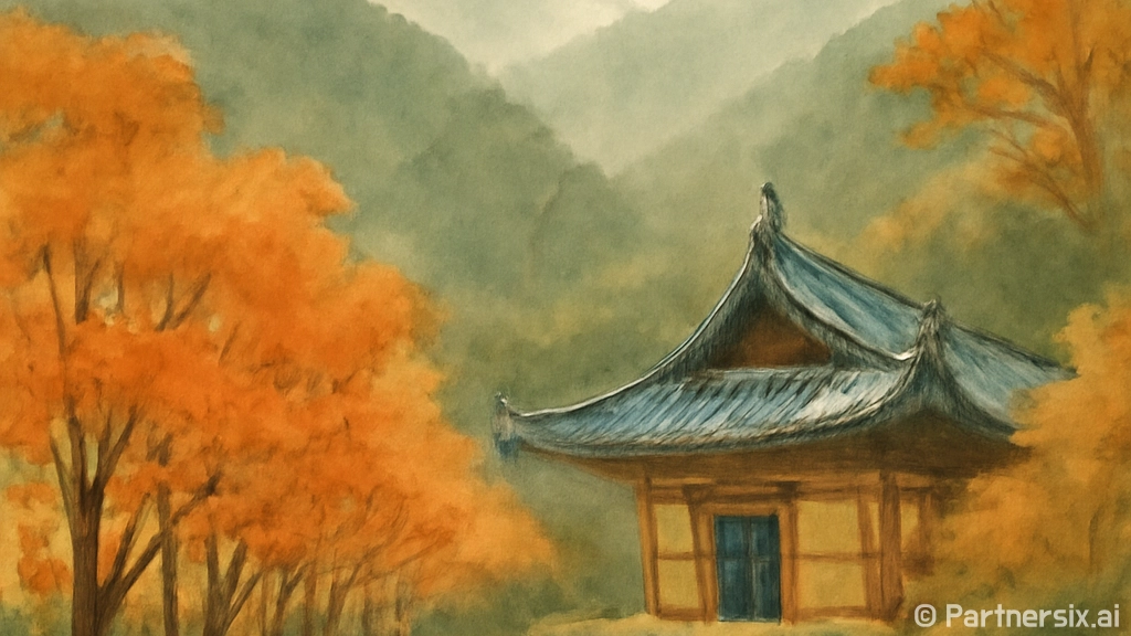 비 내리는 고창 문…