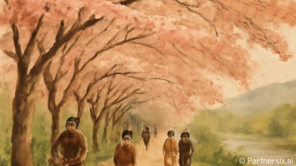 익산 만경강 벚꽃터…