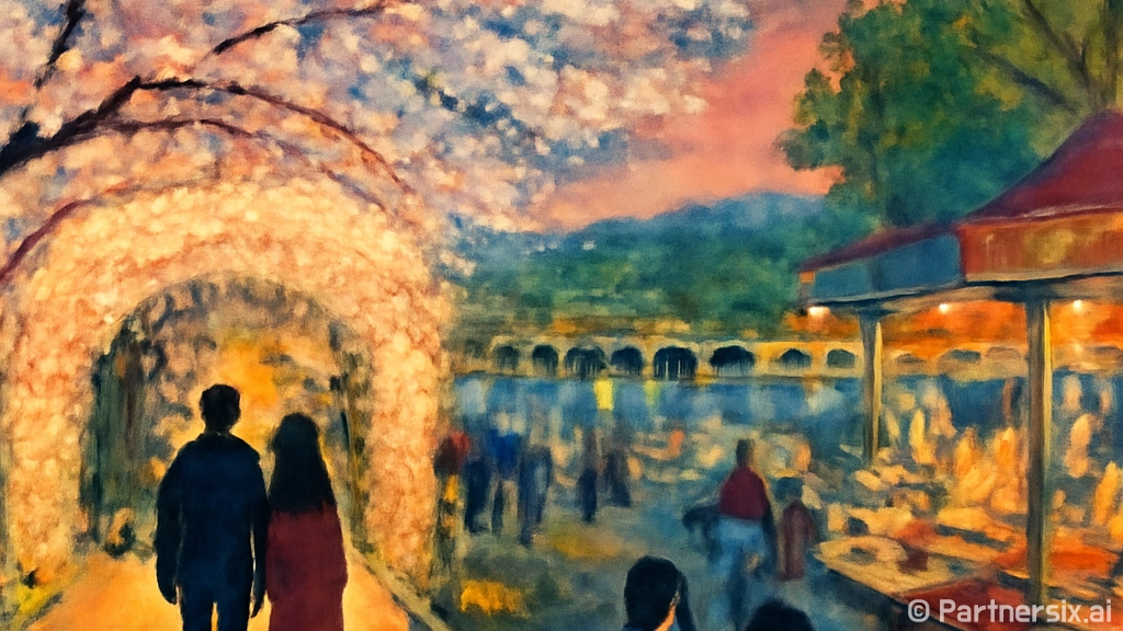 군산 은파호수공원 …