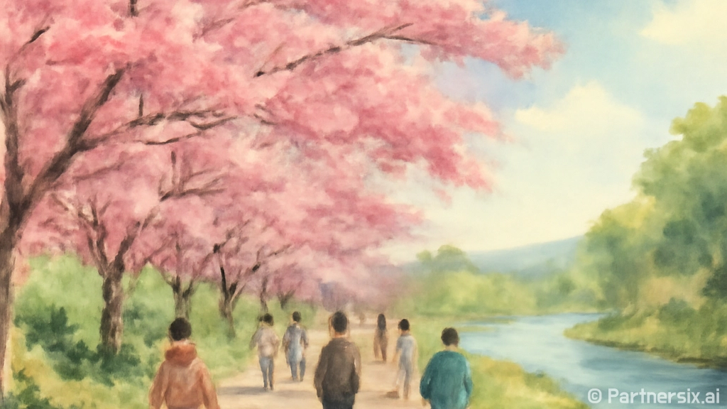 정읍 천변 벚꽃길 …