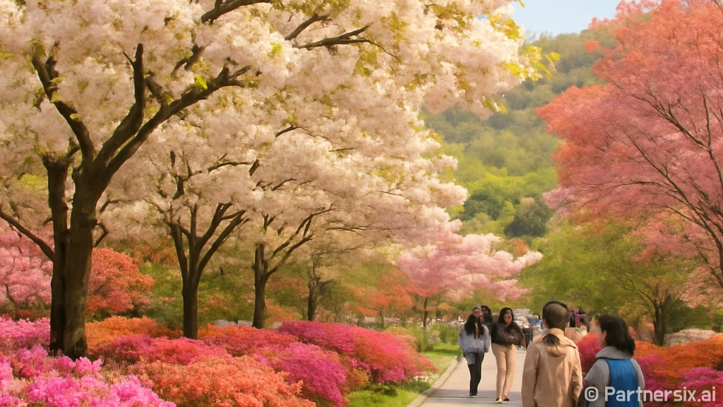 전주 완산칠봉꽃동산…