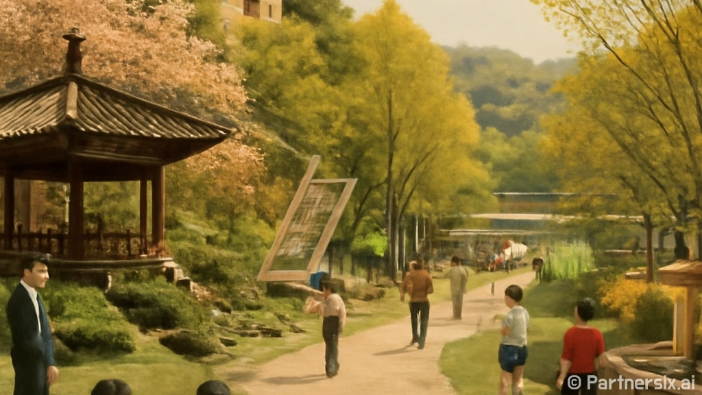 전주 세병공원, 봄…