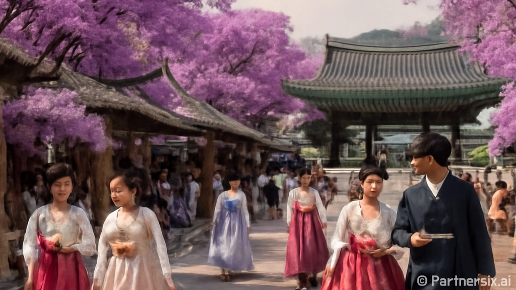 전주 경기전 봄 역…