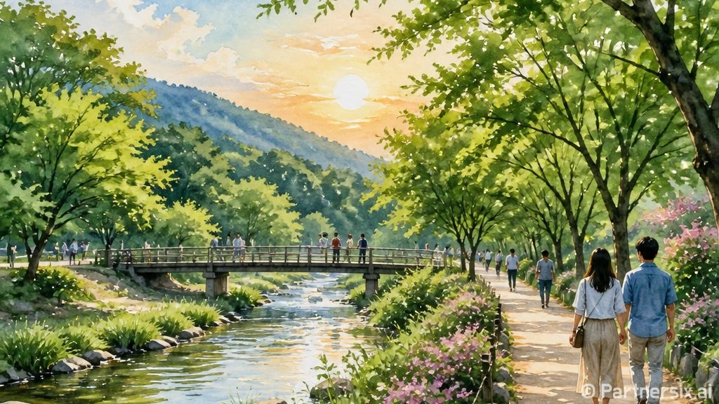 봉동천 초록길에서 만나는 여름의 싱그러움