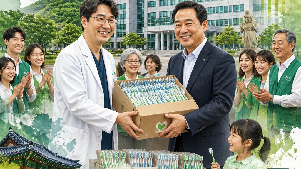 익산 모현삼성치과, 칫솔 1만 개 기부로 이웃사랑 실천