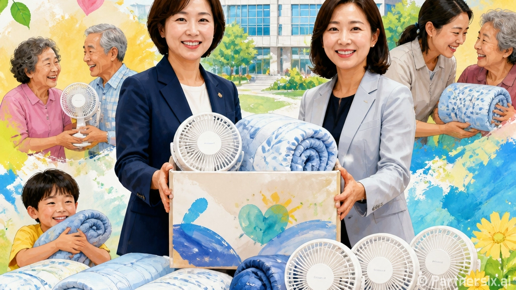 전북은행, 익산 취약계층 시원한 여름 지원