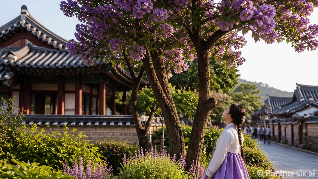 전주 배롱나무 명소, 시간 따라 변하는 풍경