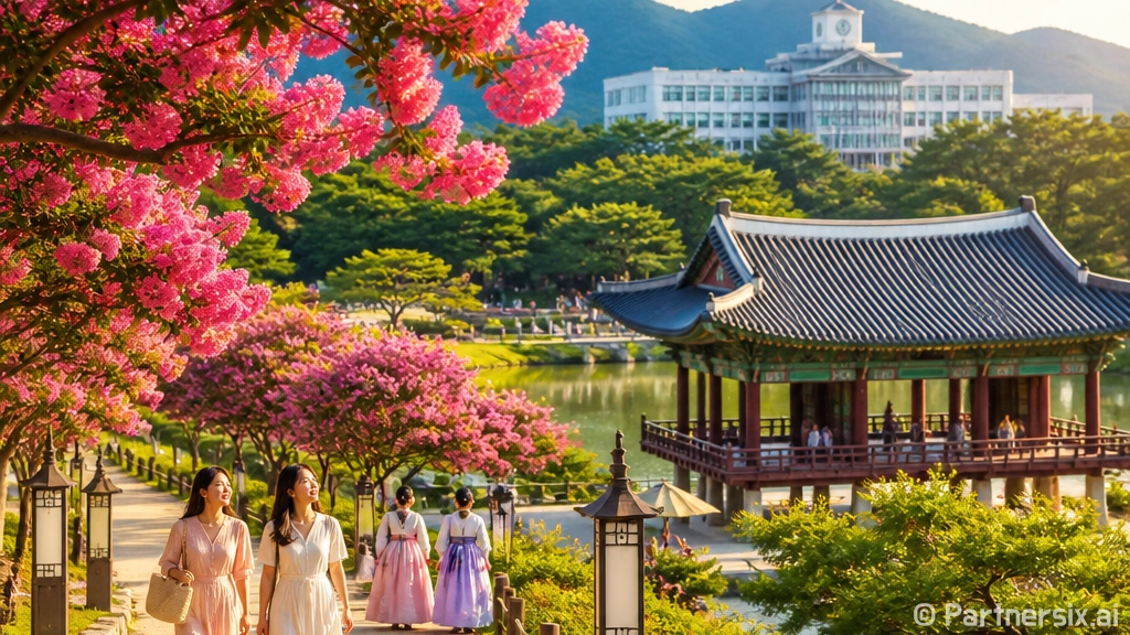 남원 여름, 분홍빛 배롱나무의 향연