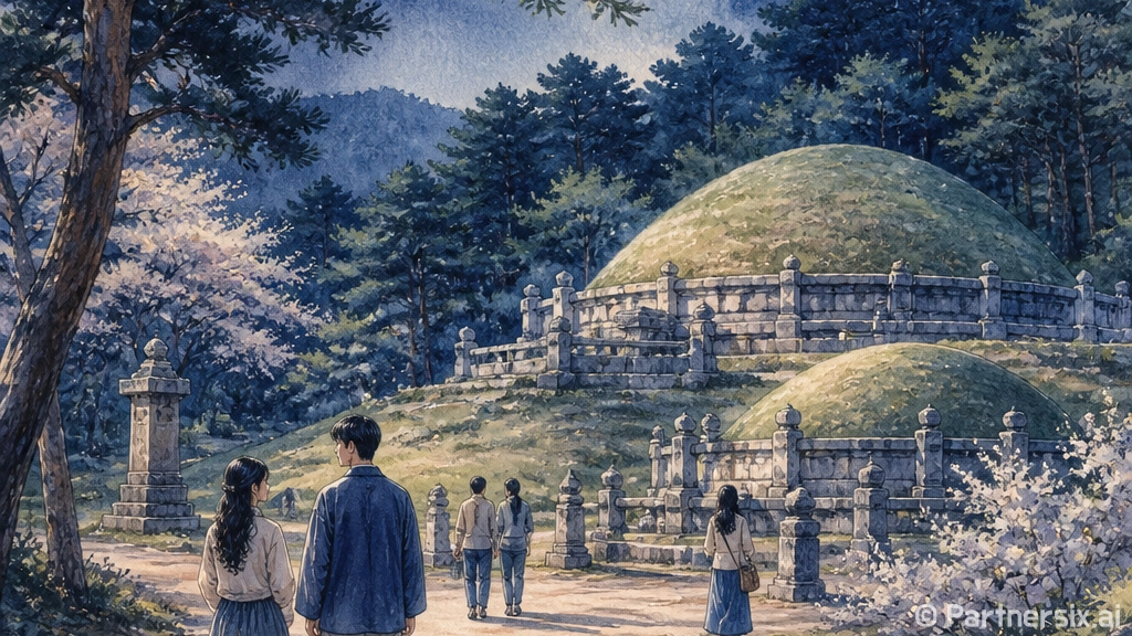 익산 무왕릉, 백제 사랑 이야기 품은 고요한 산책길