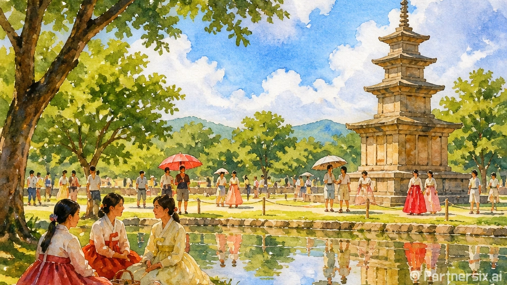 익산 미륵사지, 여름 녹음 속 인생샷 명소