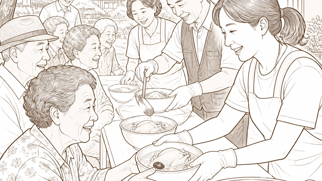 셋터마을, 말복에도 삼계탕 나눔으로 이웃 사랑 실천