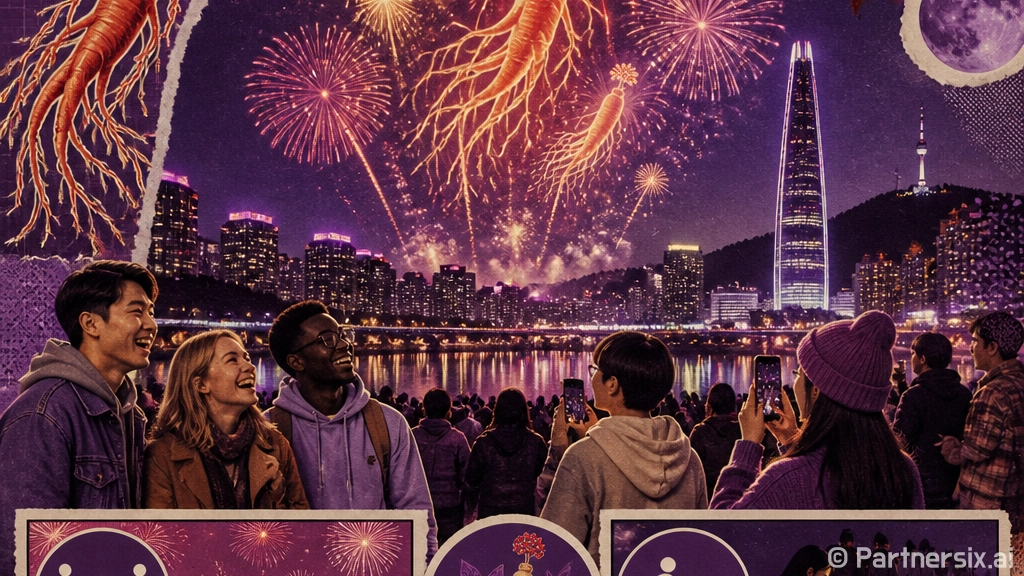 진안홍삼축제 전야제 낙화놀이 빛으로 물들다