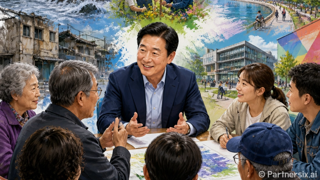 김재준 군산시장, 27개 읍면동 시민대화 완주