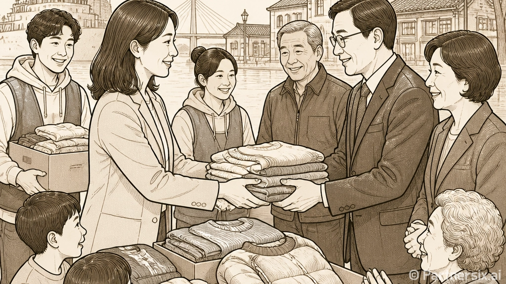 군산, 여성의류 기탁과 지역발전 예산 확대