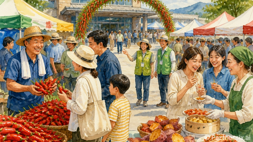 고창 해풍고추 직거래 한마당 현장 풍경
