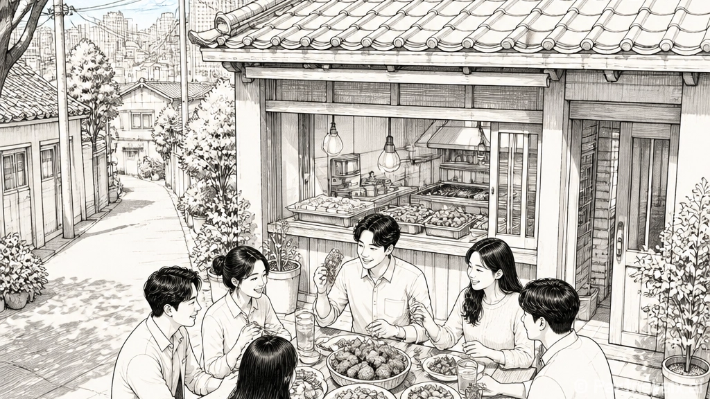 동산동 강정천하, 착한가게로 나눔 실천