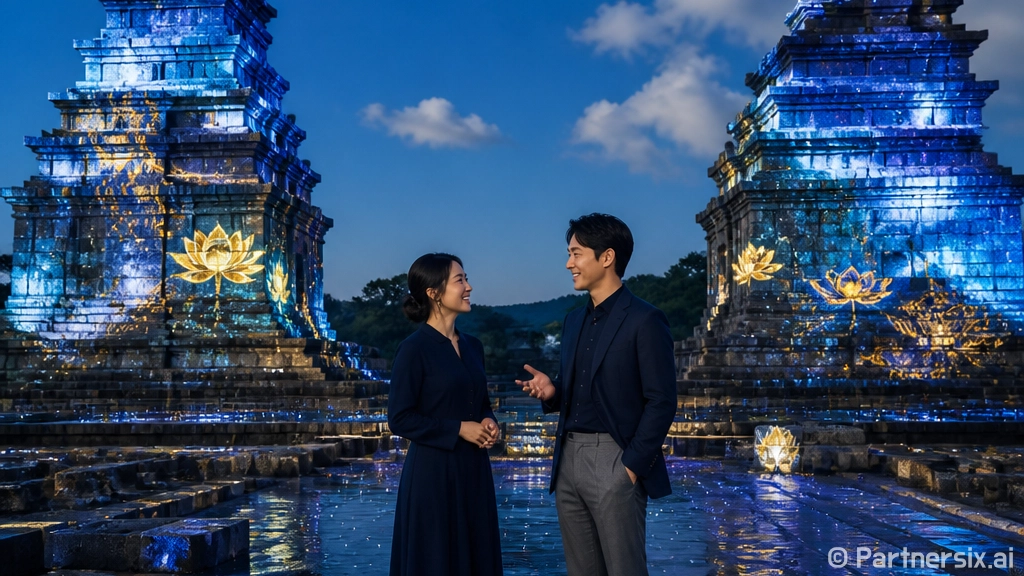 익산 미륵사지 빛으…