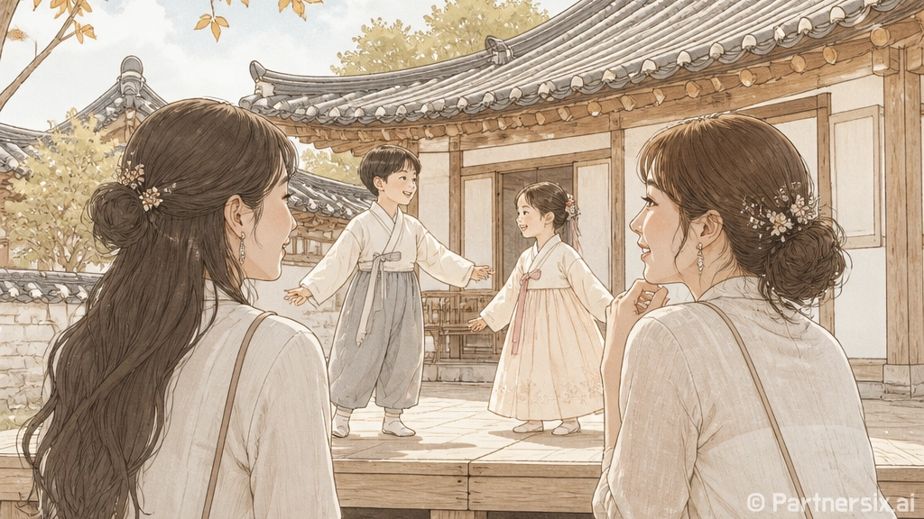 한복 입고 빛나는 …