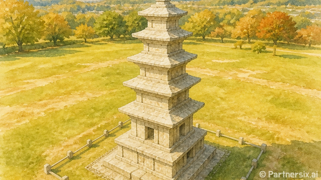 익산 미륵사지 야경, 가을밤의 특별한 산책