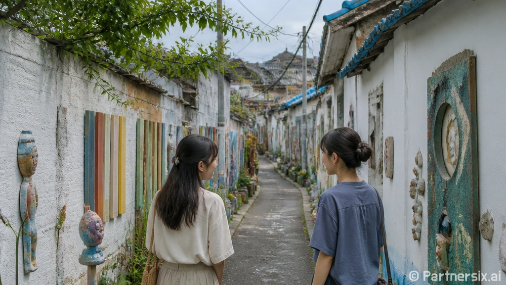 전주 서학동 예술마을, 숨은 감성 골목길 산책