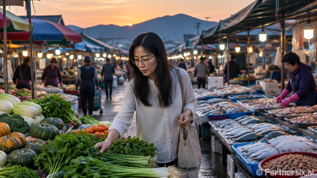 전주 남부시장 도깨비시장 새벽 풍경