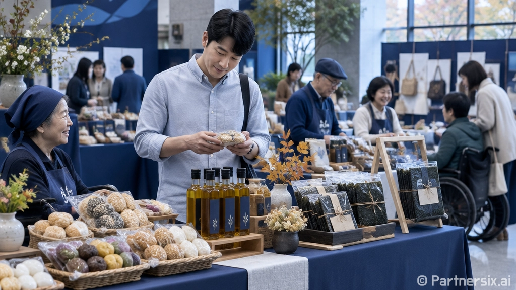 익산시청서 장애인·노인 생산품 특별장터 열려