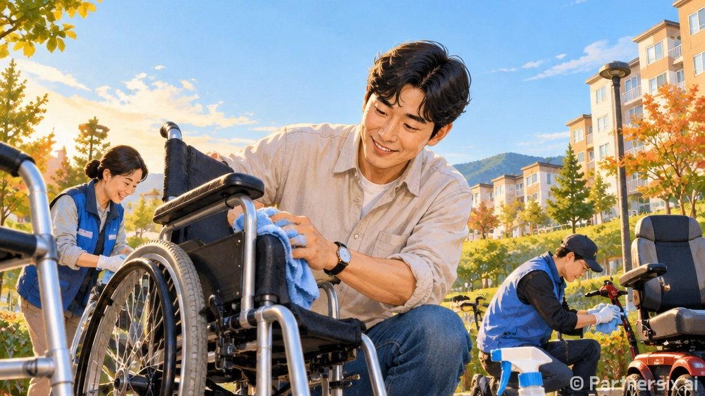 익산 장애인일자리 참여자, 지역사회 나눔 실천