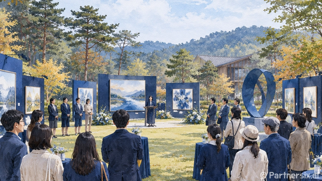 익산 솜리문화의숲 1시민 1미술 전시회 현장