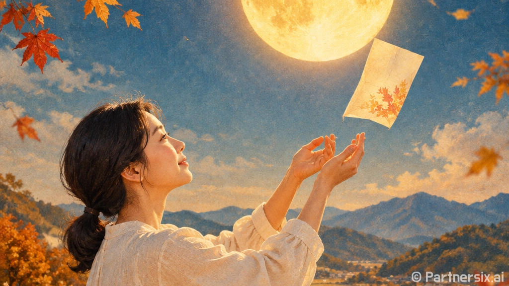 한가위 보름달에 담…