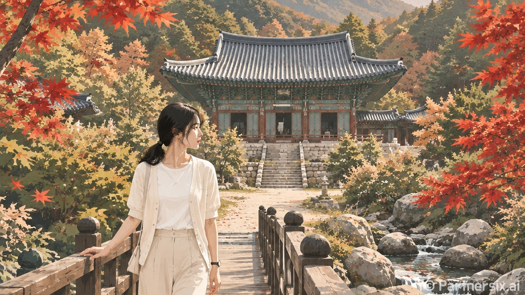 익산 숭림사, 가을 산사의 고요한 힐링 명소