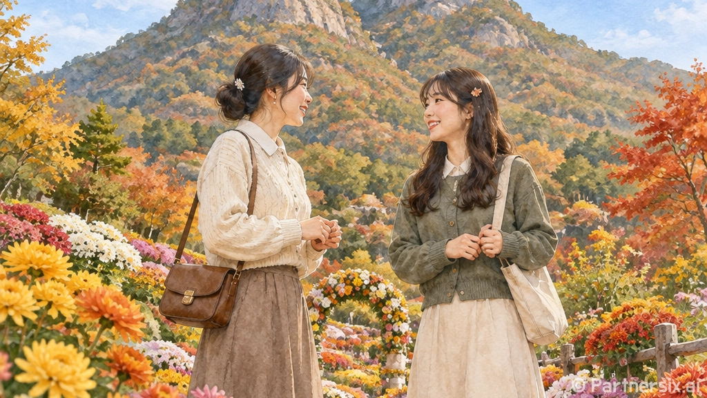 진안고원 마이산 가을꽃 축제, 가을 정취 만끽