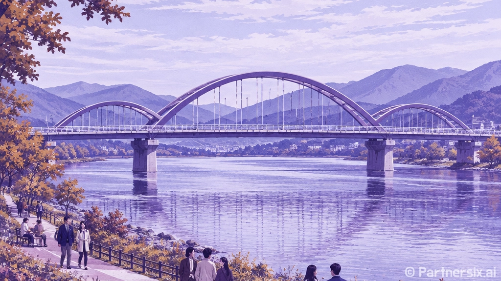 익산 만경교서 만나는 황홀한 가을 노을