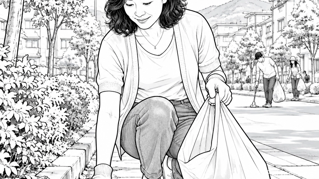 인화동 통장협의회, 추석 맞아 거리 대청소