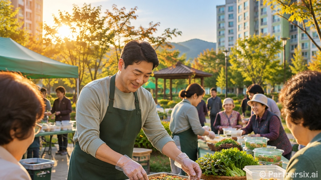 완주군 아파트 공동체, 사랑의 반찬 나눔 행사