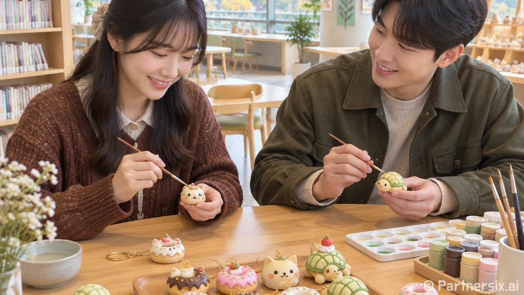 완주 이서나루 디저트 키링 체험 현장