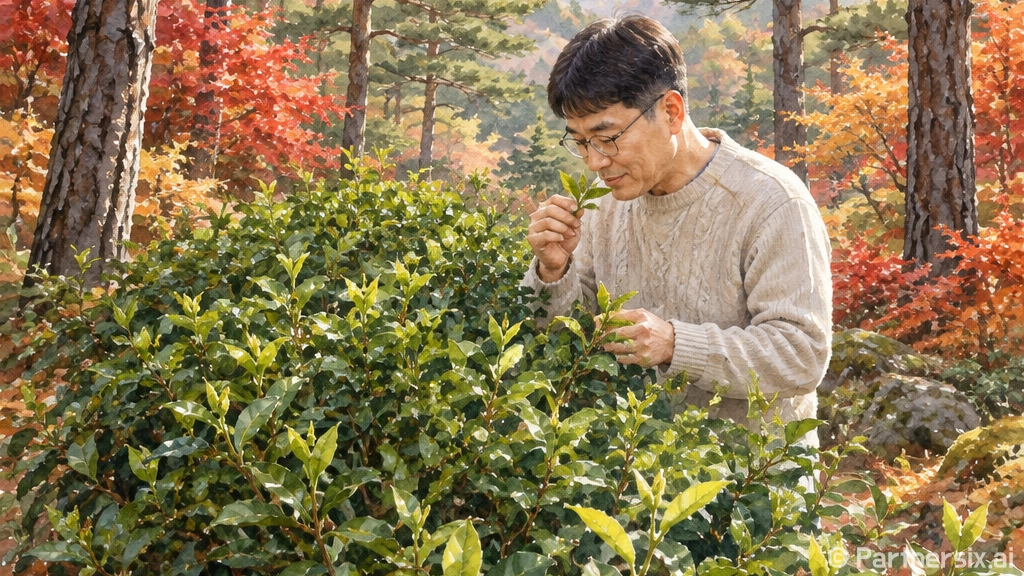 익산 함라산 녹차와…