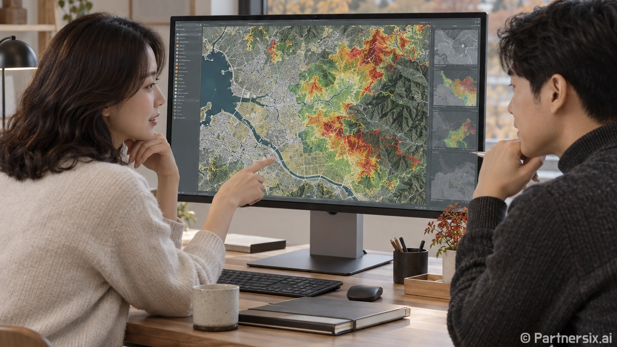 익산시 산불위험지도…