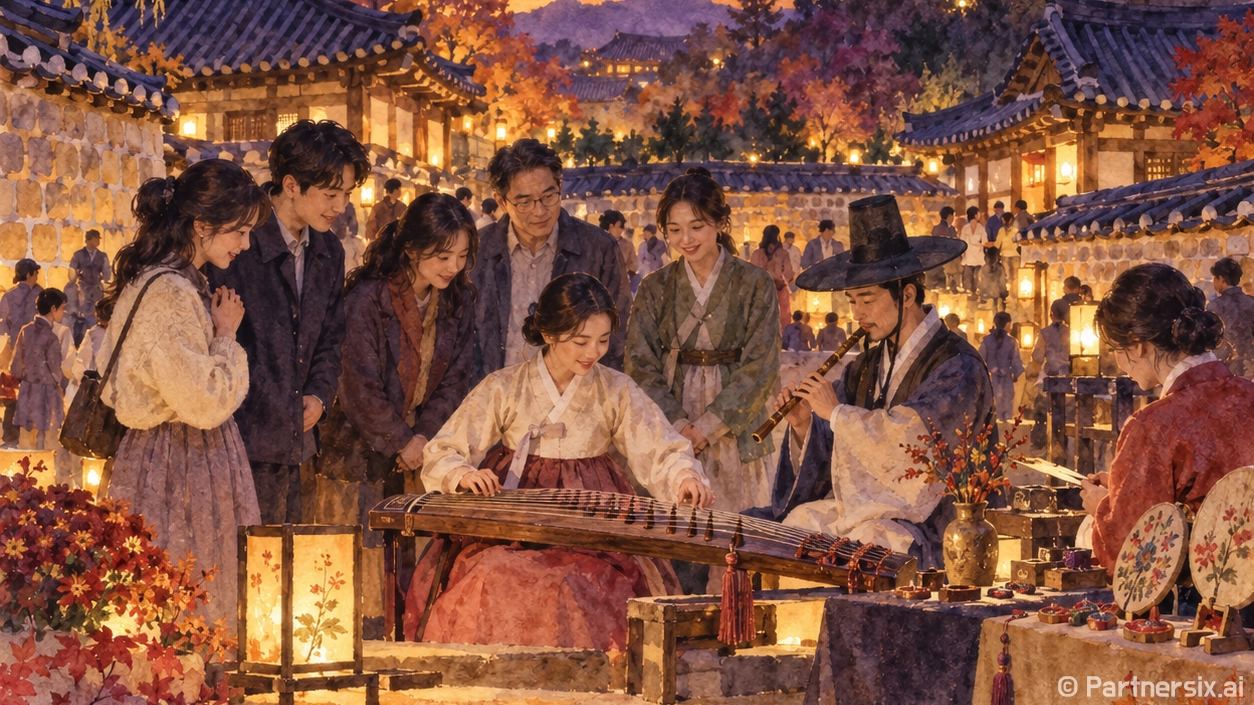 전주의 밤 유산이 깨어나다