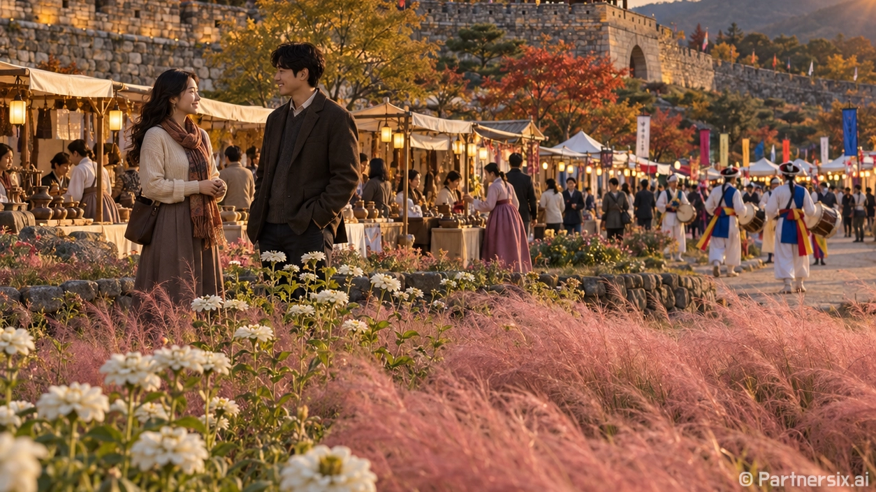 고창 가을꽃 축제지도