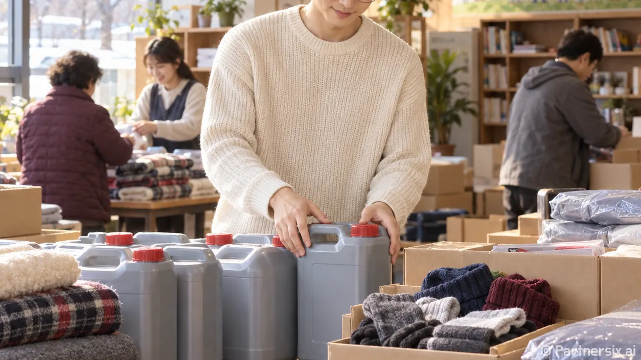 난방유로 밝힌 따뜻한 겨울