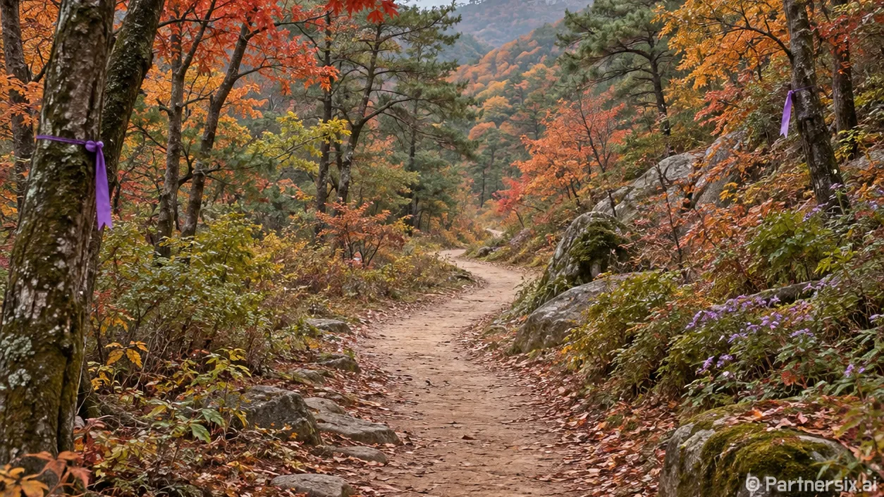 백제 산길 달리는 …