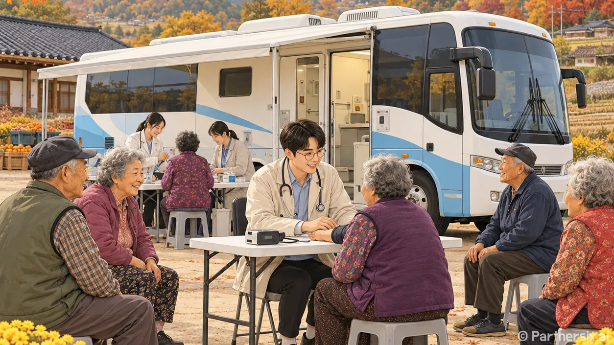 익산 농촌왕진버스 출발